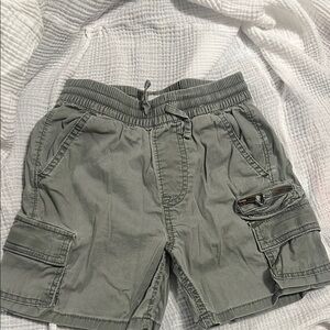 Abercrombie Kids Gray Cargo Shorts Relaxed Fit